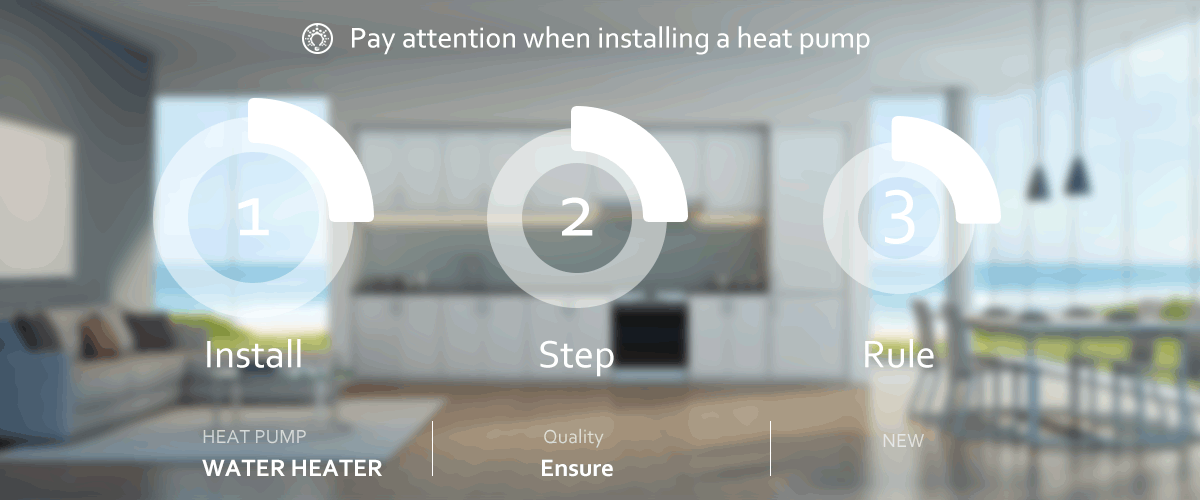 Aspects to pay attention to when installing a heat pump