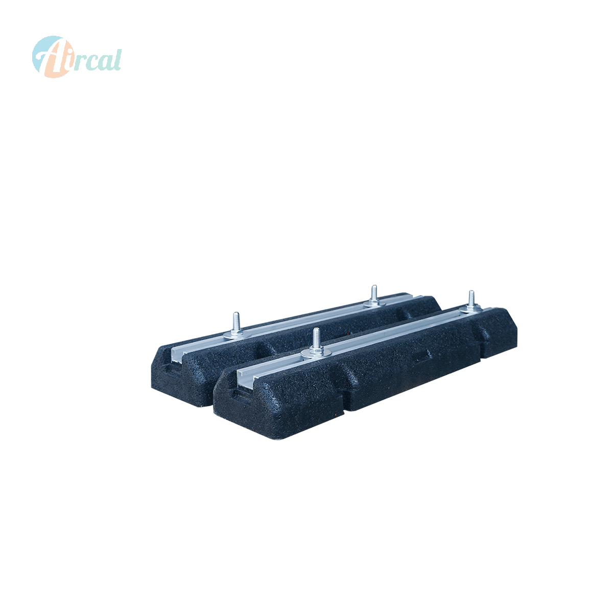 Damping base for heat pumps