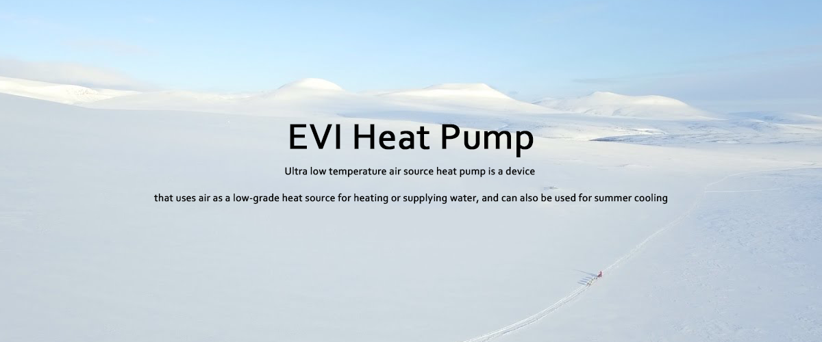 Evi high temperature heat pump